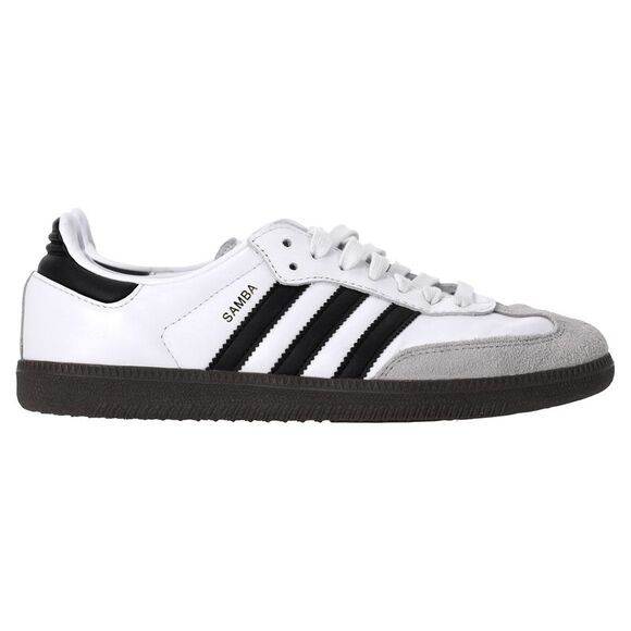 Adidas Samba OG Sneakers in White Leather